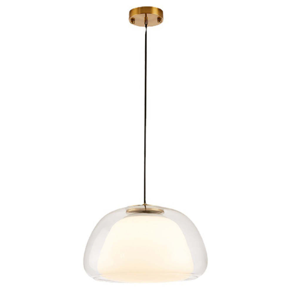 Modern Milk Glass Pendant Light – Elegant Illumination for Any Room