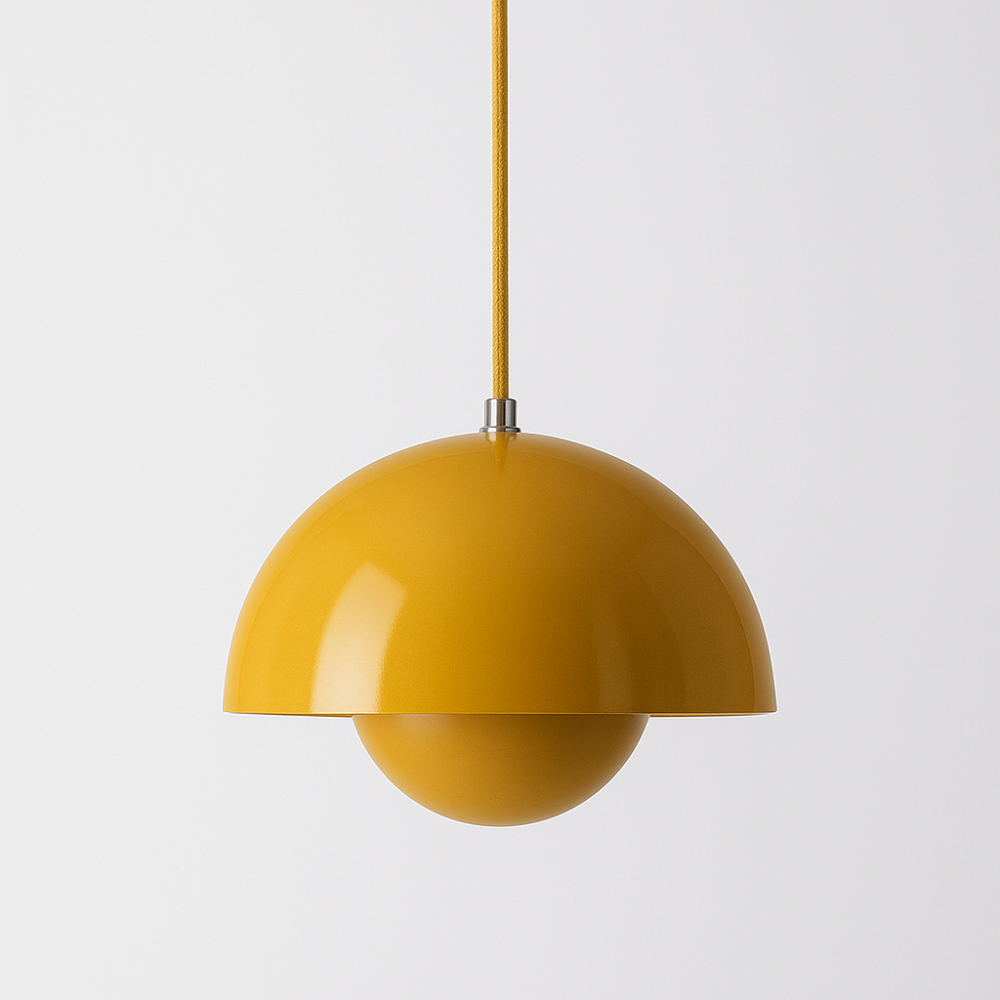 ArcoLux Half-Circle Modern Chandelier – Colorful Scandinavian Light