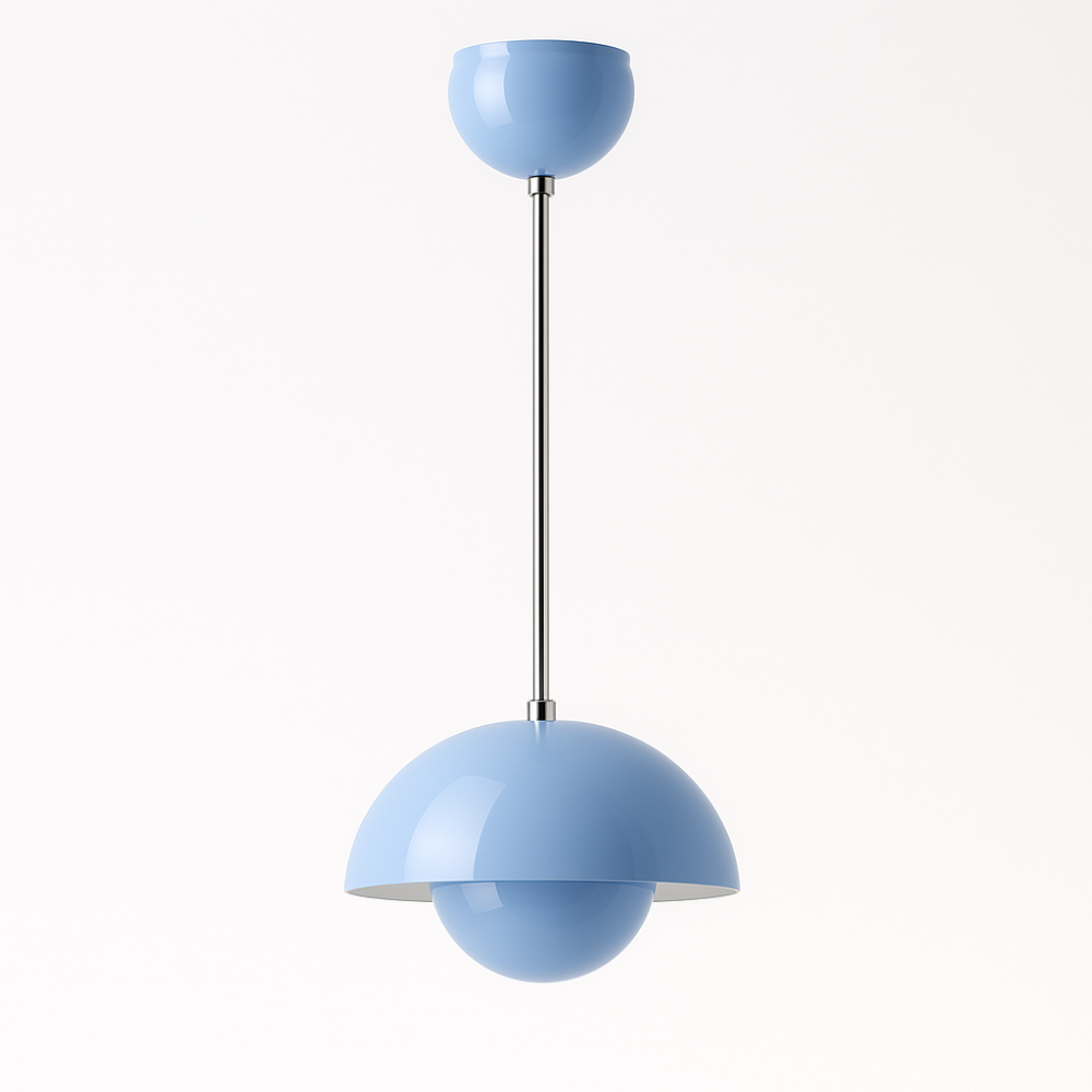 ArcoLux Half-Circle Modern Chandelier – Colorful Scandinavian Light
