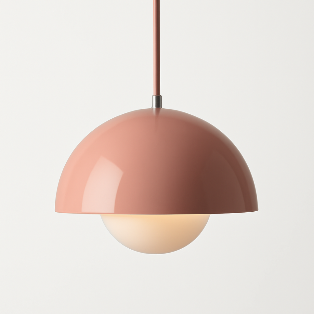 ArcoLux Half-Circle Modern Chandelier – Colorful Scandinavian Light