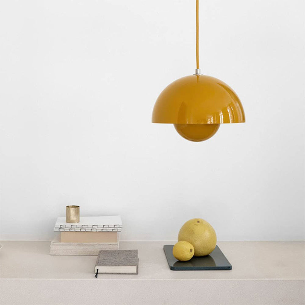 ArcoLux Half-Circle Modern Chandelier – Colorful Scandinavian Light