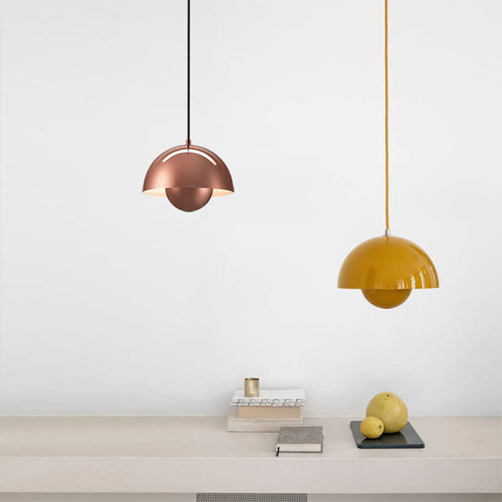 ArcoLux Half-Circle Modern Chandelier – Colorful Scandinavian Light