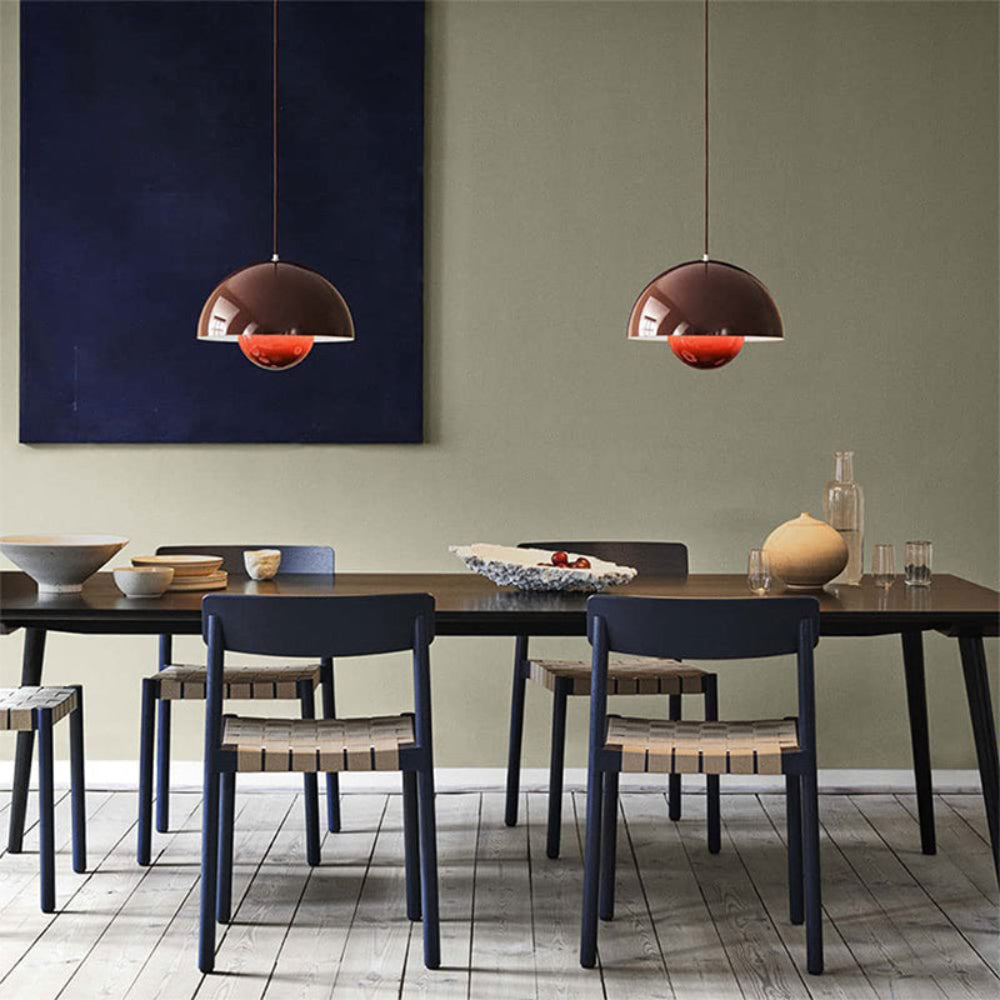 ArcoLux Half-Circle Modern Chandelier – Colorful Scandinavian Light