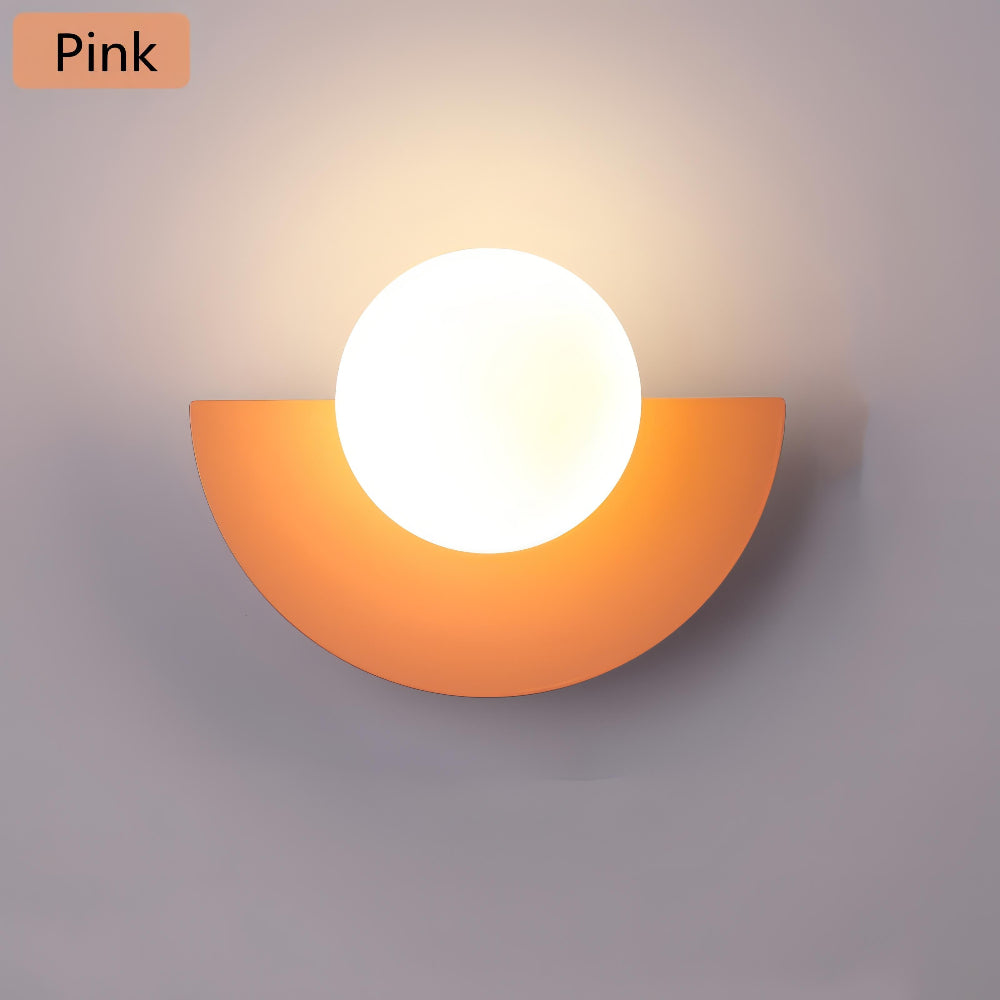 Lunaris Half-Moon LED Wall Light – Nordic Minimalist Design