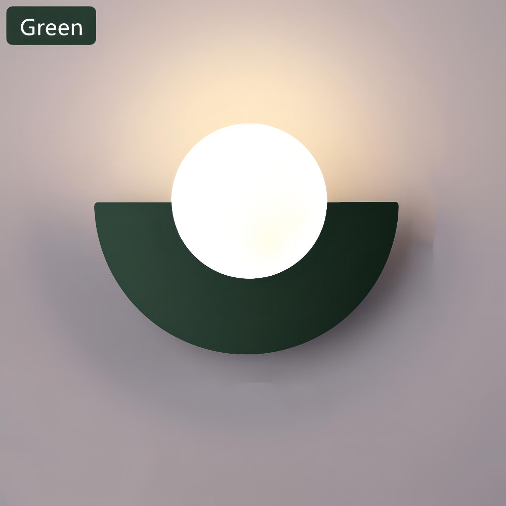 Lunaris Half-Moon LED Wall Light – Nordic Minimalist Design