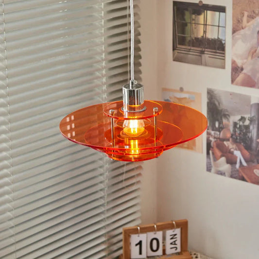 Modern UFO Shaped Pendant Light – Unique Vintage Illumination