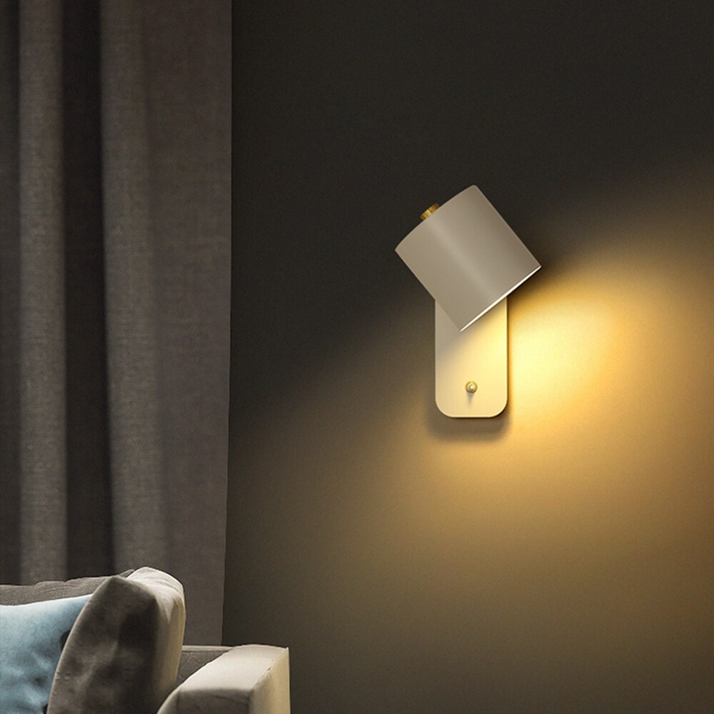Luminao Modern LED Wall Lamp with Switch – Indoor Home Décor Light