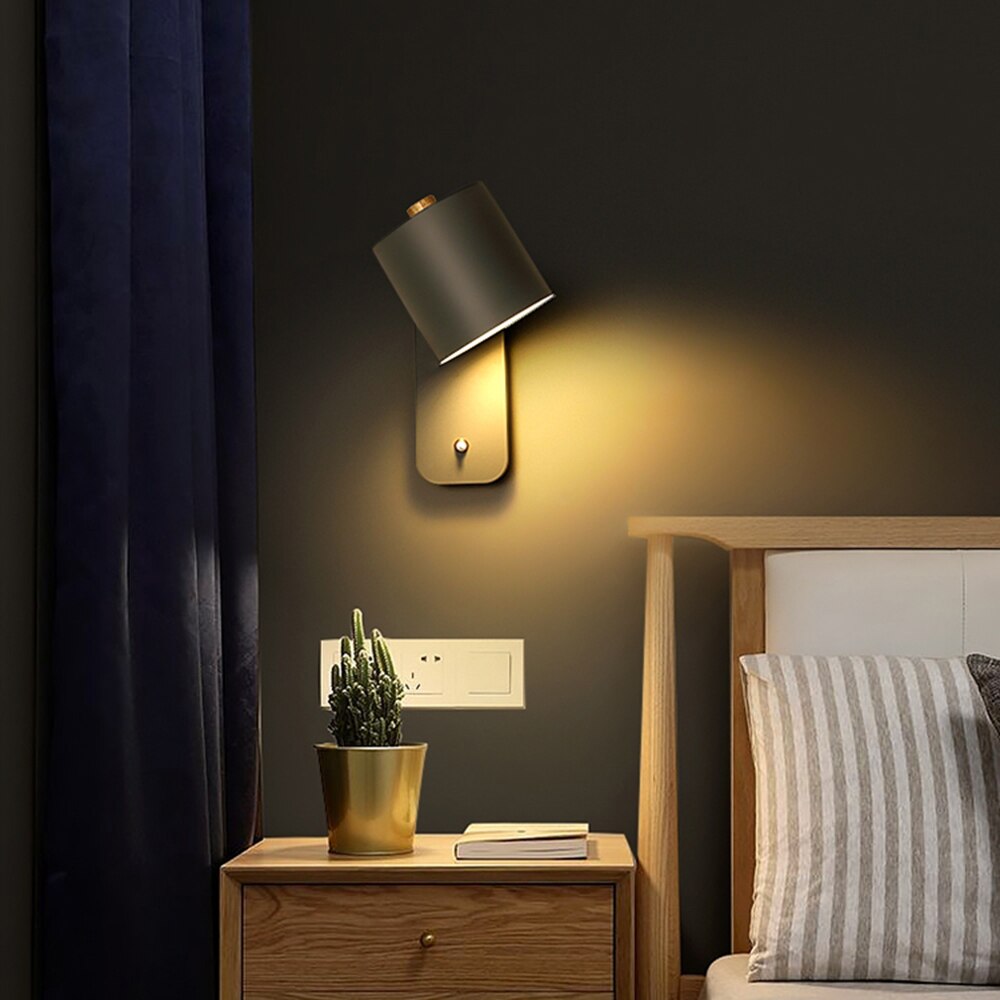 Luminao Modern LED Wall Lamp with Switch – Indoor Home Décor Light
