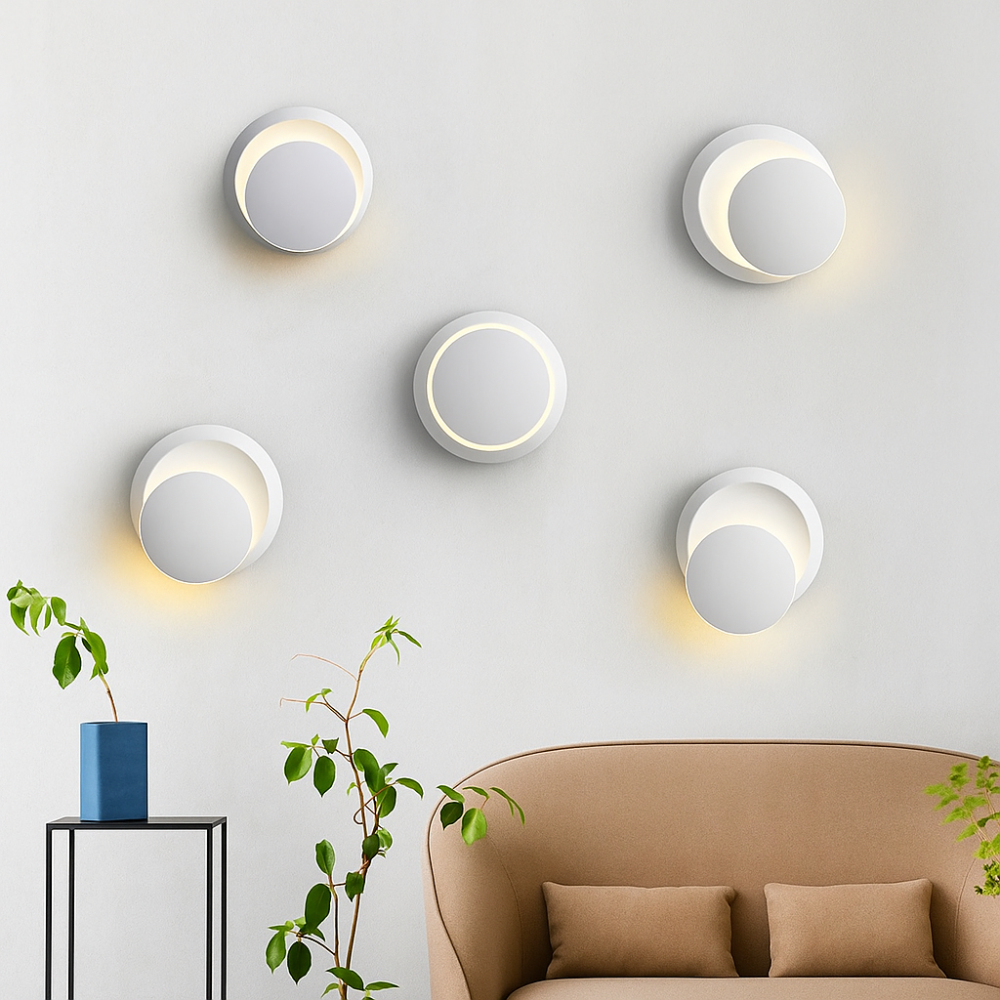 Orbit LED Wall Light – Elegant Rotatable Lamp for Modern Interiors
