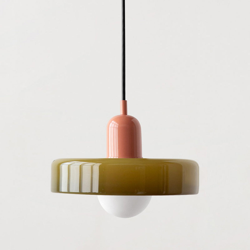Aurelia Adjustable Glass Chandelier – Bauhaus-Inspired Pendant Light