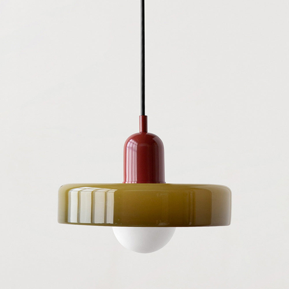 Aurelia Adjustable Glass Chandelier – Bauhaus-Inspired Pendant Light