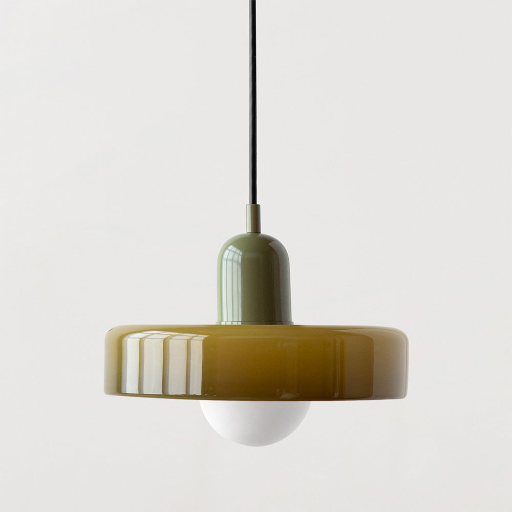 Aurelia Adjustable Glass Chandelier – Bauhaus-Inspired Pendant Light