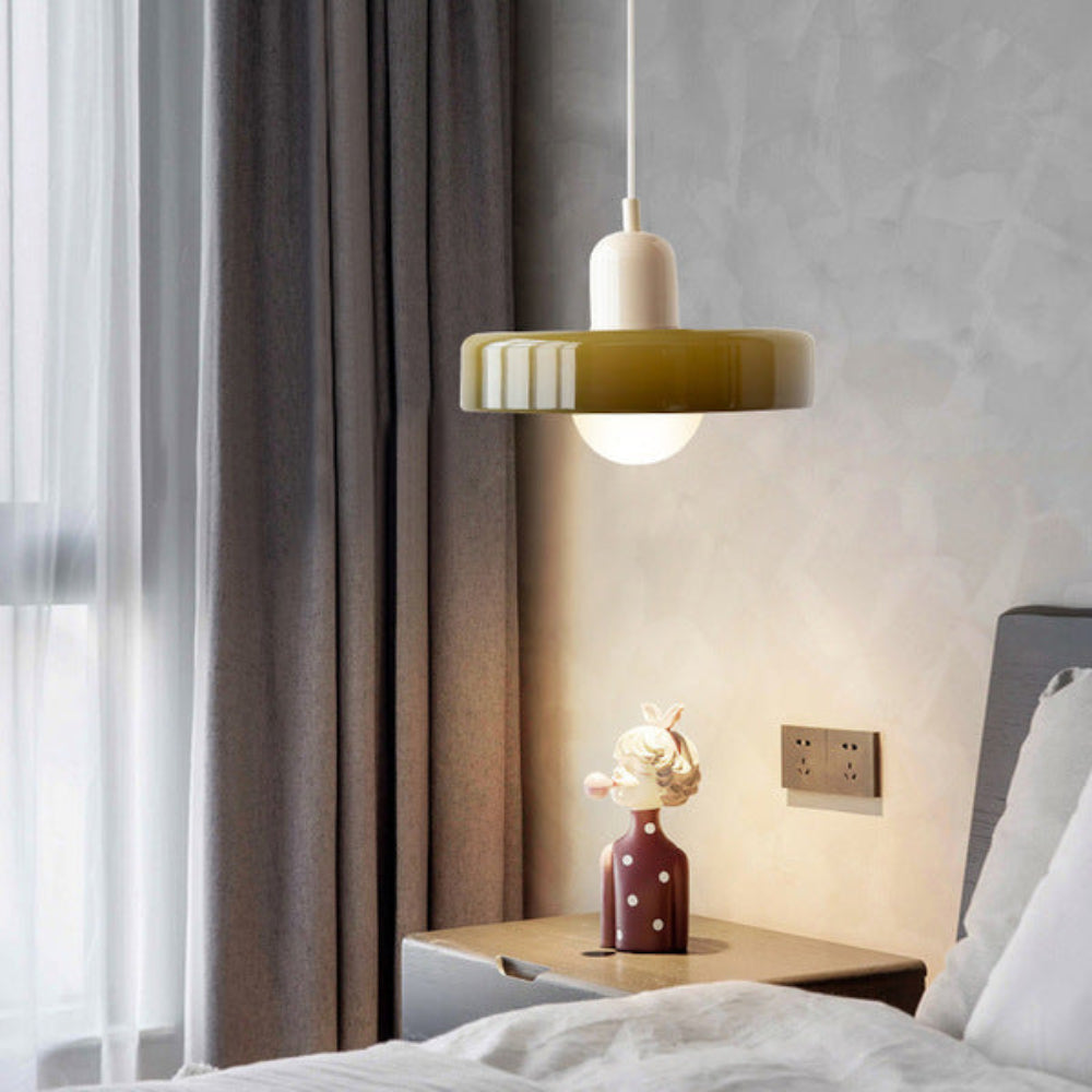 Aurelia Adjustable Glass Chandelier – Bauhaus-Inspired Pendant Light