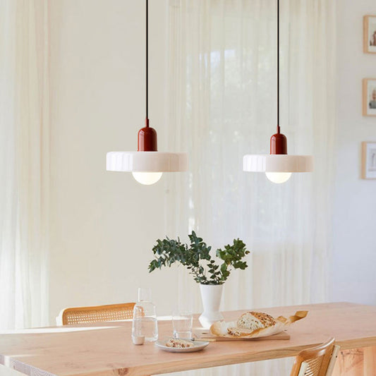 Aurelia Adjustable Glass Chandelier – Bauhaus-Inspired Pendant Light