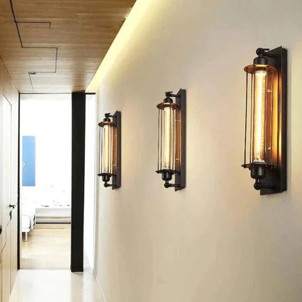 Vintage Wall Mounted LED Lamp – Timeless Design with Elegant Touch