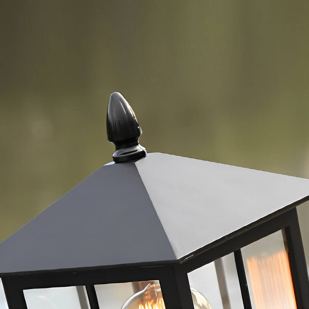 Modern Aluminum Solar Pillar Light – Elegant Outdoor Landscape Lighting