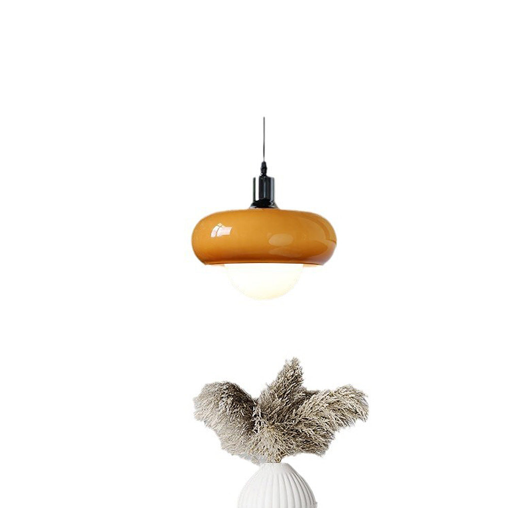 Bauhaus Coffee Glass Pendant Light – Modern Art Inspired Illumination