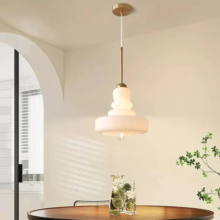 Bauhaus Style Colorful Glass Pendant Light – Unique Artistic Illumination