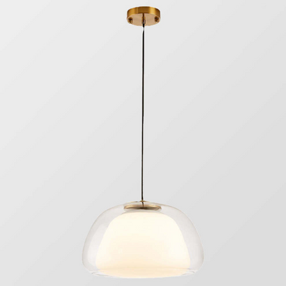 Modern Milk Glass Pendant Light – Elegant Illumination for Any Room