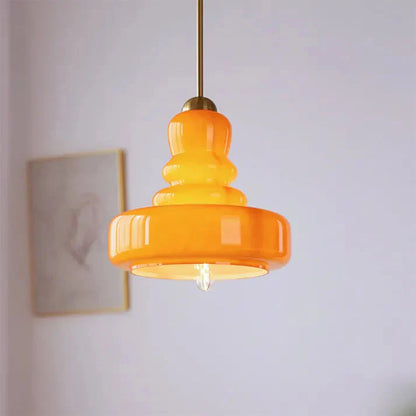 Bauhaus Style Colorful Glass Pendant Light – Unique Artistic Illumination