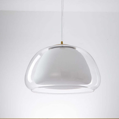 Modern Milk Glass Pendant Light – Elegant Illumination for Any Room