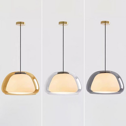 Modern Milk Glass Pendant Light – Elegant Illumination for Any Room