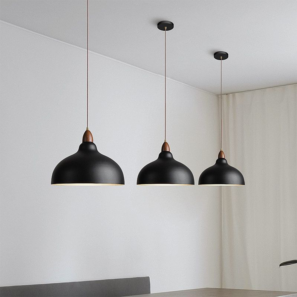 Scandinavian Wooden Pendant Light – Elegant Illumination for Kitchens