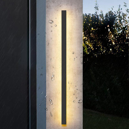 Modern Black Outdoor Wall Lantern – Stylish IP65 Waterproof Illumination