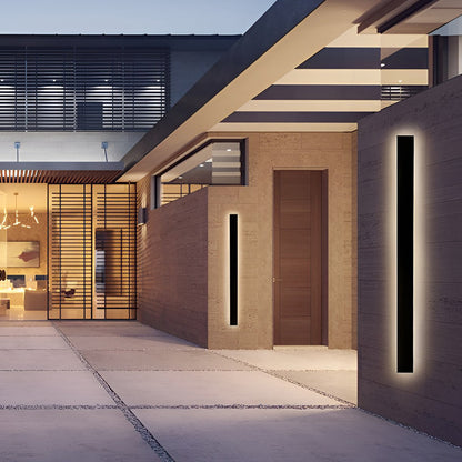 Modern Black Outdoor Wall Lantern – Stylish IP65 Waterproof Illumination