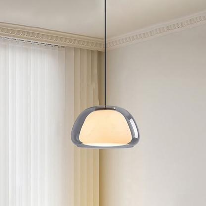 Modern Milk Glass Pendant Light – Elegant Illumination for Any Room