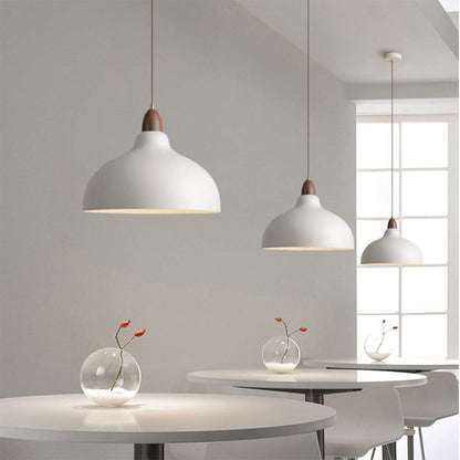Scandinavian Wooden Pendant Light – Elegant Illumination for Kitchens