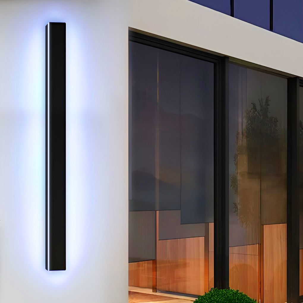 Modern Black Outdoor Wall Lantern – Stylish IP65 Waterproof Illumination
