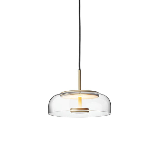 Modern Brass and Glass Pendant Light – Elegant Illumination for Home