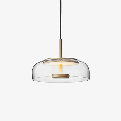 Modern Brass and Glass Pendant Light – Elegant Illumination for Home