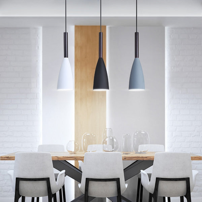 Modern Nordic Pendant Light – Adjustable Aluminum Fixture for Kitchen