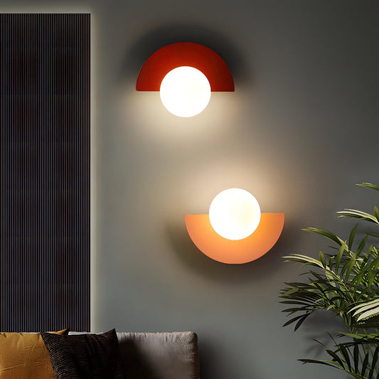 Lunaris Half-Moon LED Wall Light – Nordic Minimalist Design