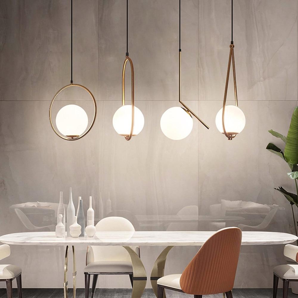 Modern Glass Pendant Light – Elegant Illumination for Dining Spaces