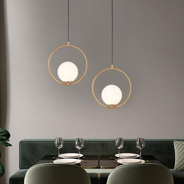 Modern Glass Pendant Light – Elegant Illumination for Dining Spaces