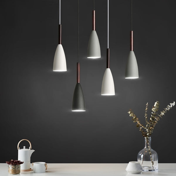 Modern Nordic Pendant Light – Adjustable Aluminum Fixture for Kitchen