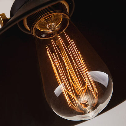 Vintage Brass Cone Pendant Light – Elegant Illumination for Home