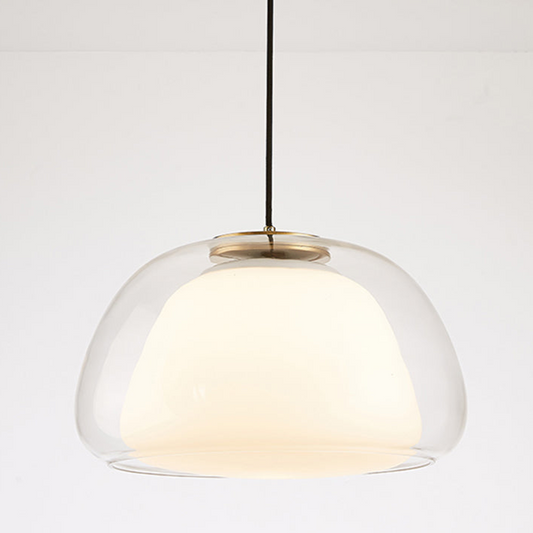 Modern Milk Glass Pendant Light – Elegant Illumination for Any Room