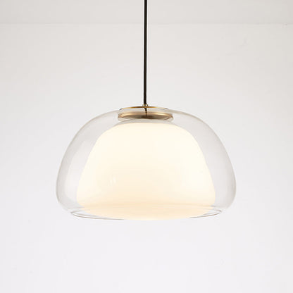Modern Milk Glass Pendant Light – Elegant Illumination for Any Room