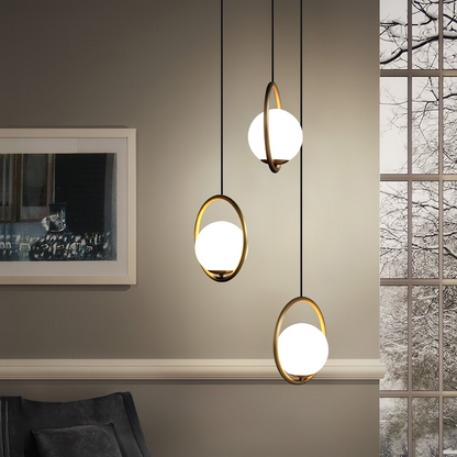 Modern Metal and Glass Pendant Light – Elegant Illumination for Contemporary Spaces