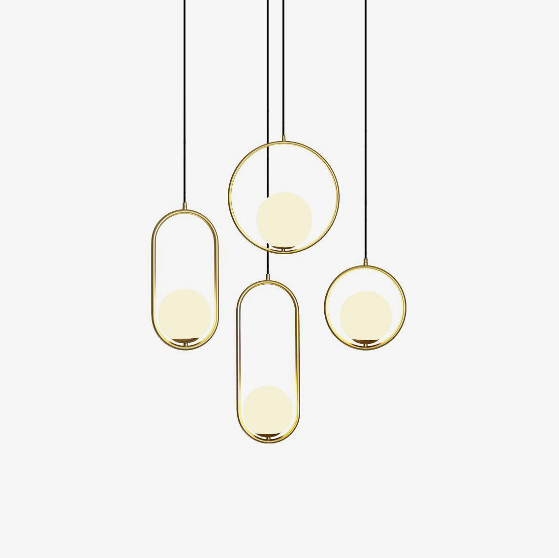 Modern Metal and Glass Pendant Light – Elegant Illumination for Contemporary Spaces