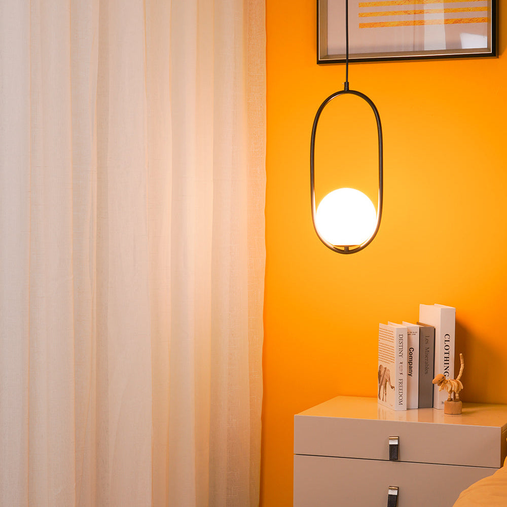 Modern Metal and Glass Pendant Light – Elegant Illumination for Contemporary Spaces