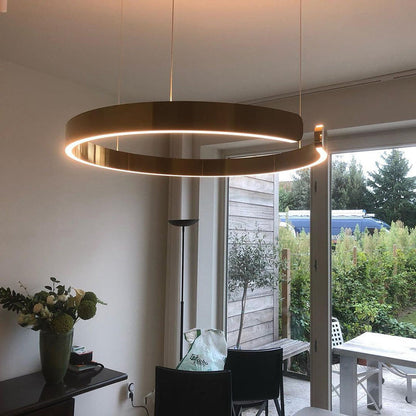Modern Round LED Pendant Light – Elegant Illumination for Home