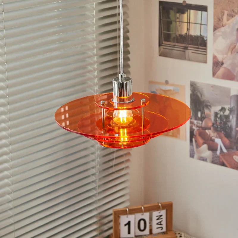 Modern UFO Shaped Pendant Light – Unique Vintage Illumination