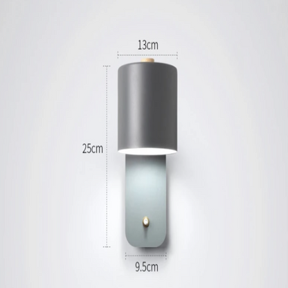 Luminao Modern LED Wall Lamp with Switch – Indoor Home Décor Light