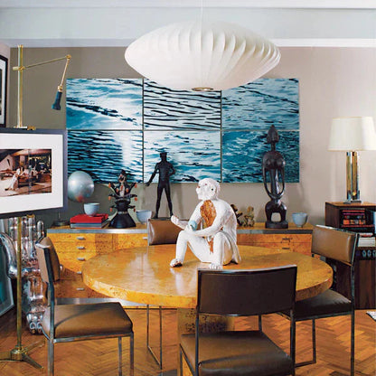 Nordic Wooden Pendant Light – Minimalist Illumination for Modern Spaces