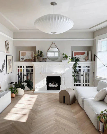 Nordic Wooden Pendant Light – Minimalist Illumination for Modern Spaces